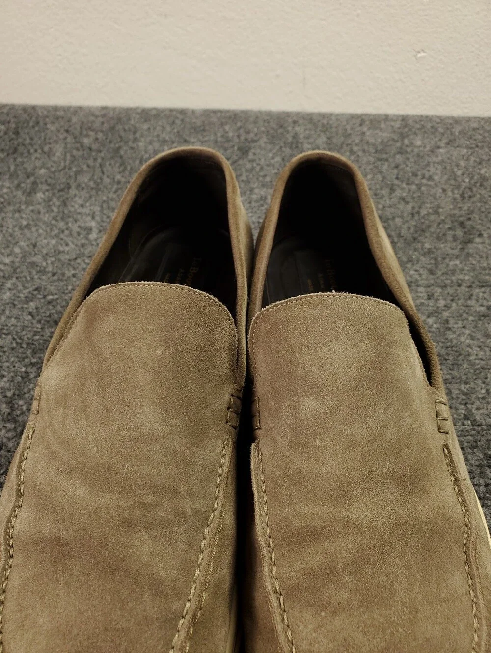To Boot New York Adam Derrick Venetian Loafer 11.5 Suede Taupe Italy Slip On 540